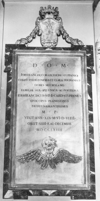 lapide commemorativa - ambito romano (sec. XVIII)